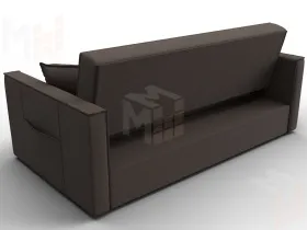 Диван прямой Лига-104 (160) ( Амур 05 коричневый )