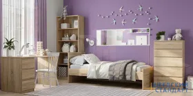 Кровать Сириус 80*200 сонома