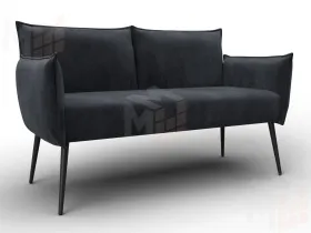 Диван прямой Лига-083 ( TOWER 11 темно-серый )