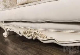 Диван Джоконда 3х местный крем глянец