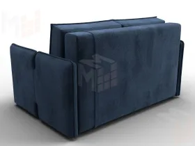 Диван прямой Лига-117 ( TOWER 13 синий )
