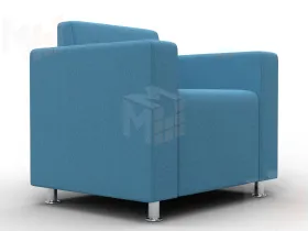 Кресло Лига-093 ВН ( Амур 10 голубой )