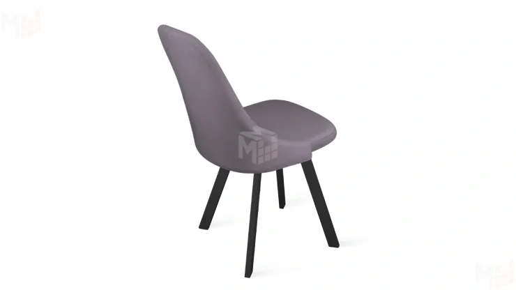 Стул Франк (паук) исп. 2 - ДП2-30 Черный матовый/Catania Lavender (лавандовый)