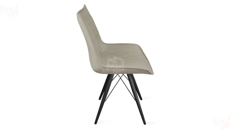 Стул Фэнди К3 Черный муар, Велюр Confetti Smoke