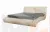 Кровать Шарлотта с подъемным механизмом (бежевый кожзам) 140*200 см