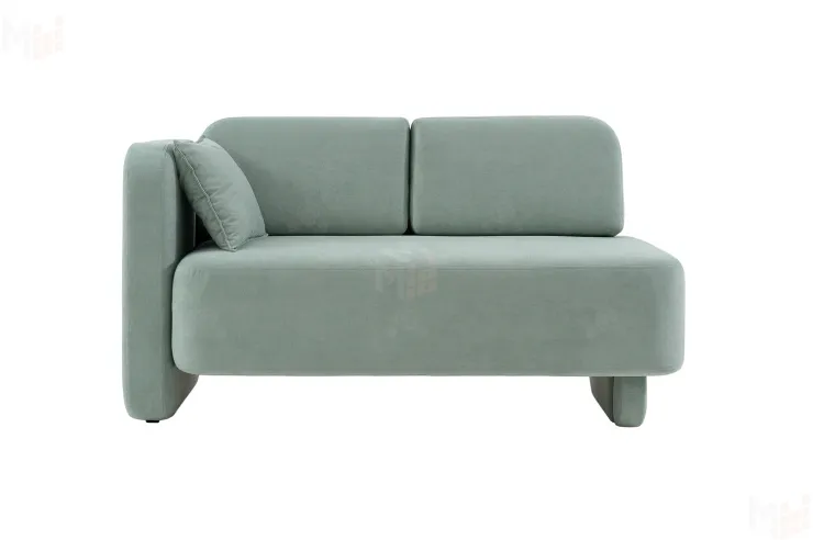 Кушетка «Хьюстон» на пружинном блоке Вивальди 09 бирюза