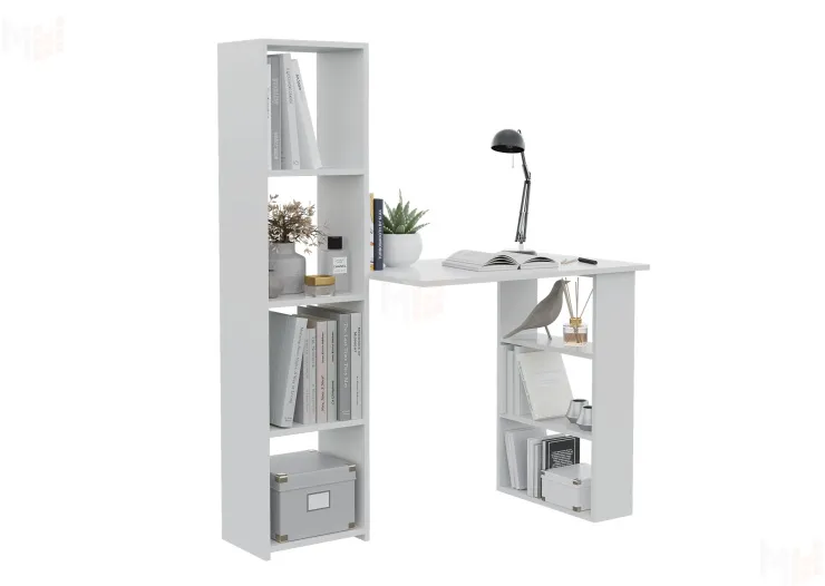 Стол компьютерный Асти-4 (белый)