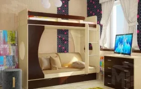 Кровать двухъярусная Фанки Кидз 2