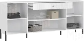 Комод Оливия (белый) ножки металл