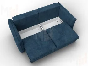 Диван прямой Лига-100 НПБ ( BRUT 11 синий )