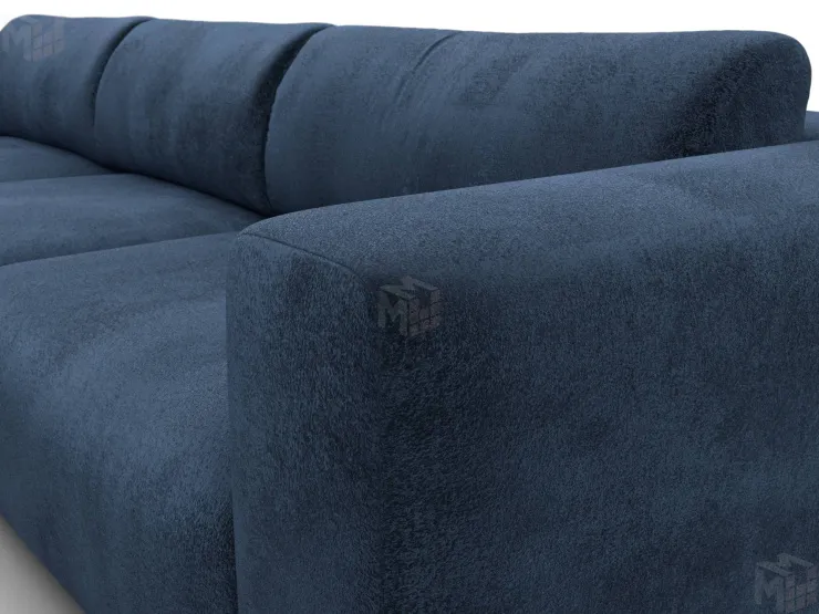 Диван угловой Лига-066 НПБ Лонг угол левый ( TOWER 13 синий )