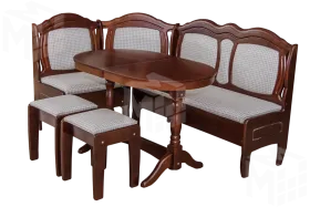 Кухонный уголок Трапеза Престиж орех