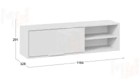 Полка настенная Марли - 403.001.000 Белый
