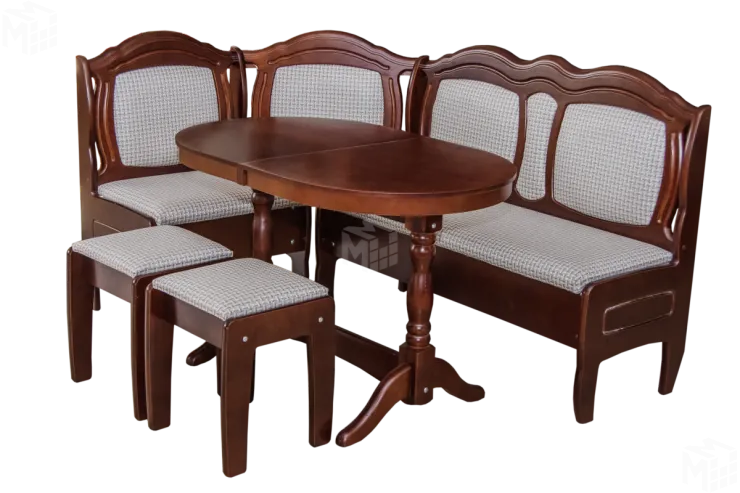 Кухонный уголок Трапеза Престиж орех