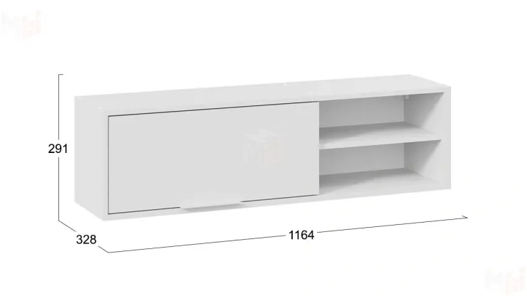 Полка настенная Марли - 403.001.000 Белый
