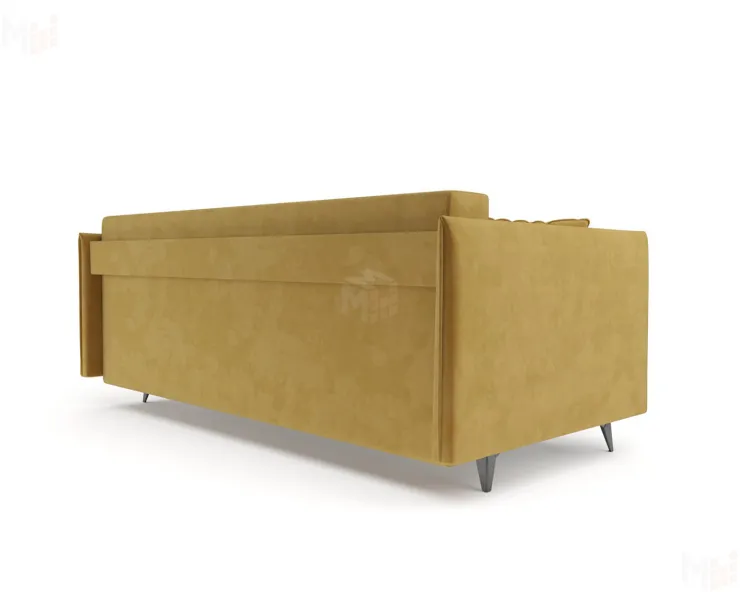 Диван прямой Майами (Велюр Cabrio 27 – желтый)