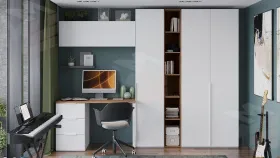 Набор детской мебели Порто № 3 - ГН-393.103 Белый