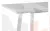 Стол раскладной стеклянный Лаки Лофт 140 Белый/Белый