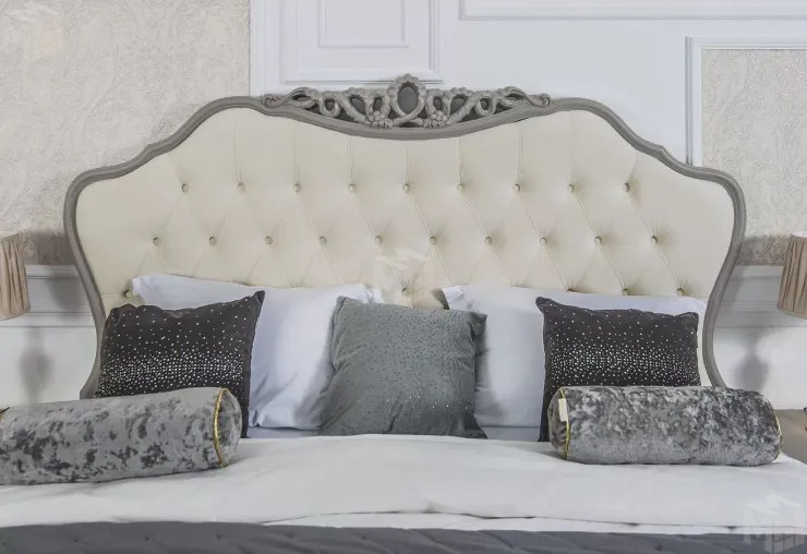 Кровать Мокко 160x200 см серый камень