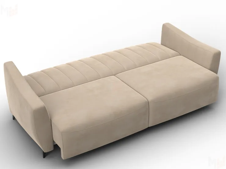 Диван-книжка Лига-095 НПБ ( SEVEN 729 бежевый )