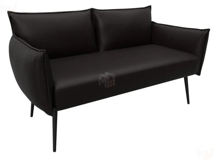 Диван прямой Лига-083 ( экокожа GRIFON 12 коричневый )