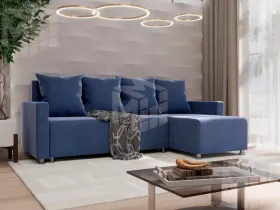 Угловой диван Таити Синий