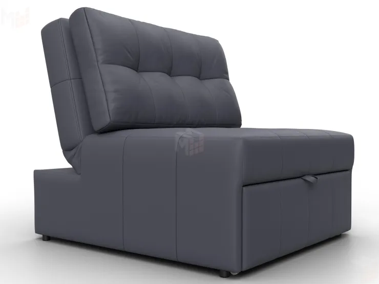 Кресло-кровать Лига-107 (80) ( GRIFON 15 серый )