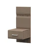 Тумба с надстройкой ТБ-2 Вегас ясень шимо темный - кофе с молоком