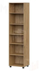 Пенал глухой Милан Дуб Золотой/Белый Матовый