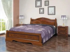 Кровать из массива Карина-2 (140*200) с основанием