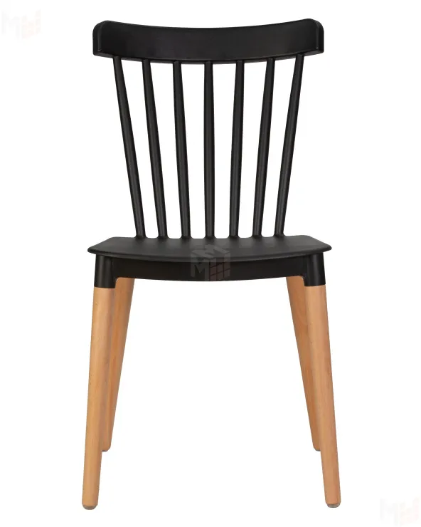 Стул обеденный DOBRIN THEO (ножки светлый бук, цвет черный (B-03))