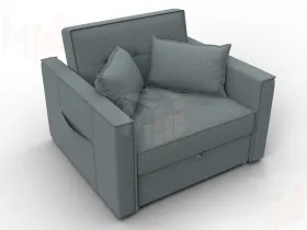 Кресло-кровать Лига-104 (80) ( Амур 07 серый )