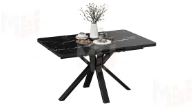 Стол обеденный Хэмптон Тип 1 черный мрамор
