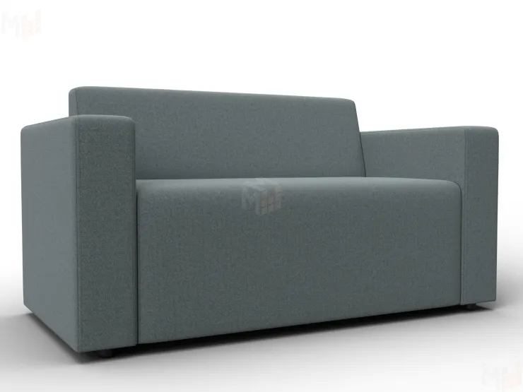 Диван прямой Лига-093 ( Амур 07 серый )