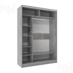 Шкаф-купе 1600 Домашний Зеркало Atelier светлый