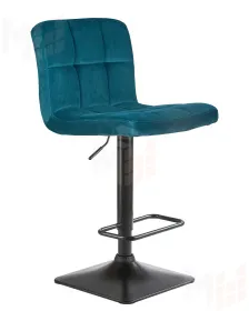 Стул барный DOBRIN DOMINIC (морской волны велюр (MJ9-99))