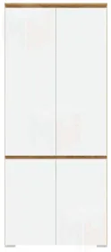 Шкаф  ГРЕТТА 4С Дуб Крафт золотой - Белый