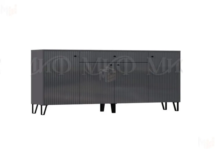 Гостиная Оливия графит, комплект 1