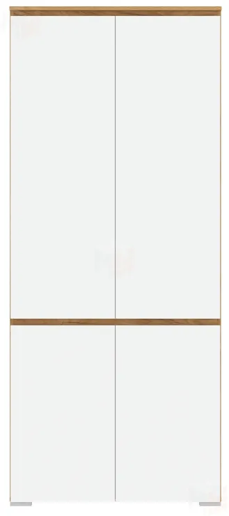 Шкаф  ГРЕТТА 4С Дуб Крафт золотой - Белый