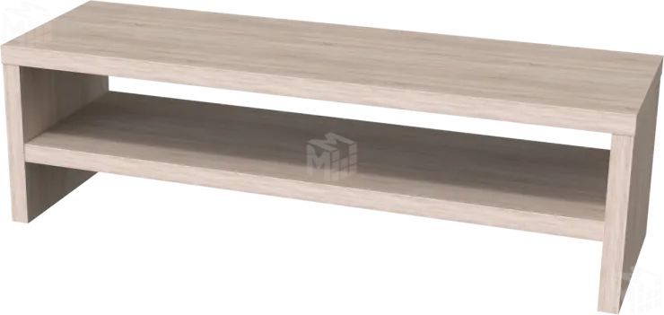 S00821 Энкель ТВ12 ТВ-тумба 120х37x38, дуб беленый