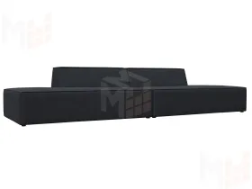 Диван прямой модульный Монс лофт ( JOLY 16 темно-серый )