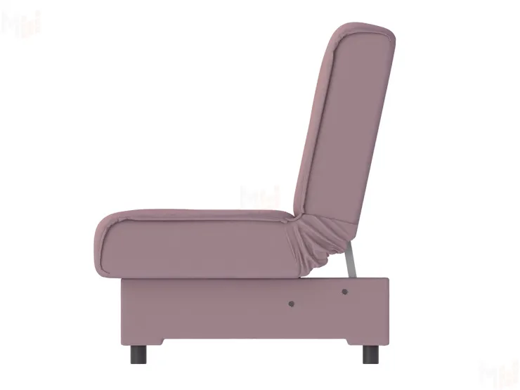 Диван книжка Фаворит велюр 11 пудровый