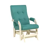 Кресло-маятник Leset Спринг (Слоновая кость/V43 зелёный)