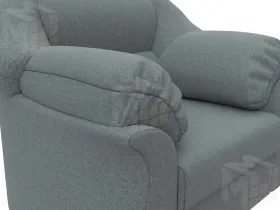 Кресло Карнелла ( Амур 07 серый )