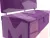 Кухонный прямой диван Стоун (Фиолетовый)