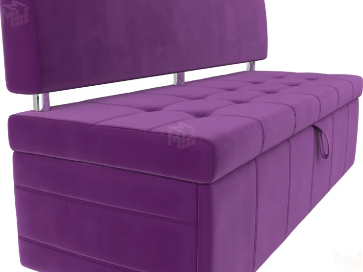 Кухонный прямой диван Стоун (Фиолетовый)
