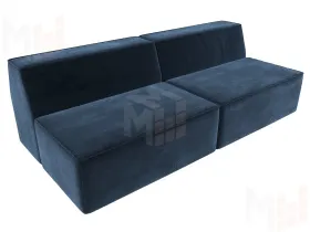 Диван прямой модульный Монс ( TOWER 13 синий )