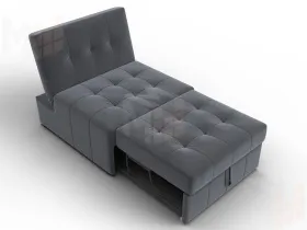 Кресло-кровать Лига-107 (80) ( SEVEN 17 серый )