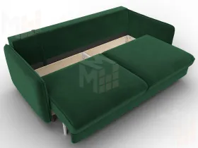 Диван прямой Лига-064 НПБ ( SEVEN 626 зеленый )