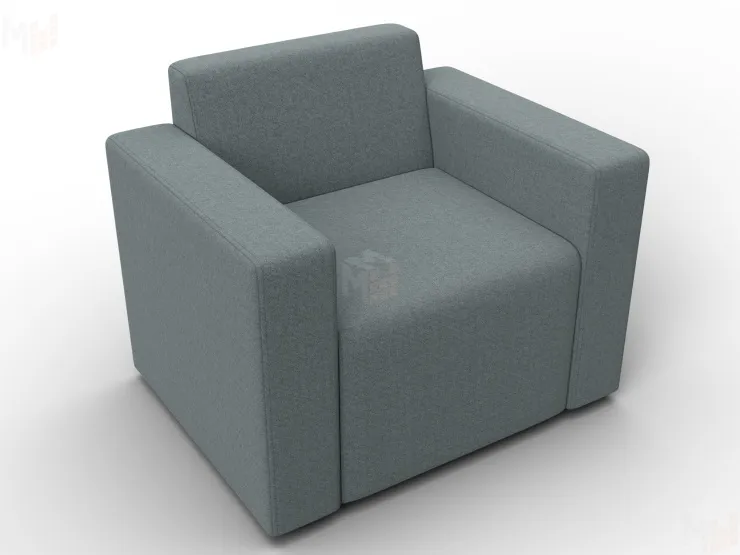 Кресло Лига-093 ( Амур 07 серый )